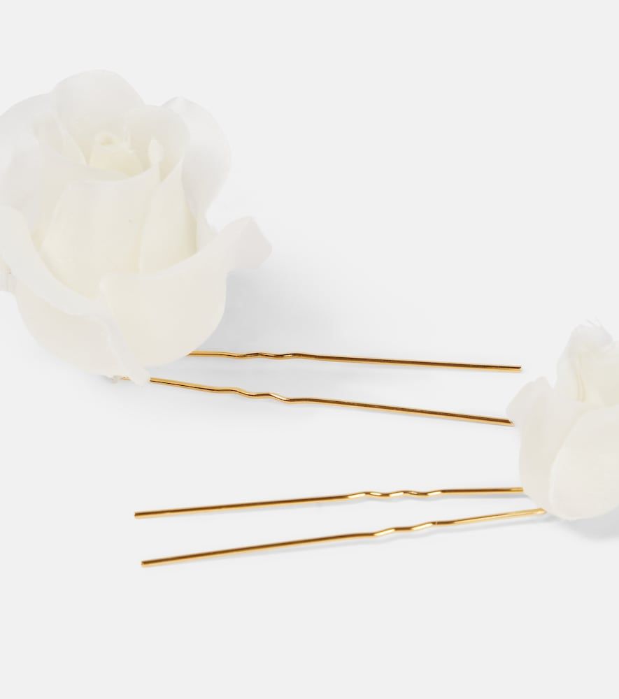 Bridal Rosalie set of 5 bobby pins - Jennifer Behr - Modalova