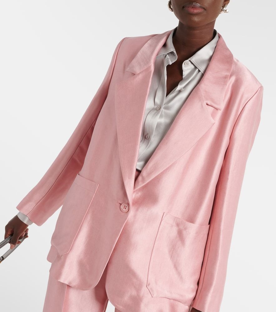 Blazer Slouchy Elegance de satén - Dorothee Schumacher - Modalova