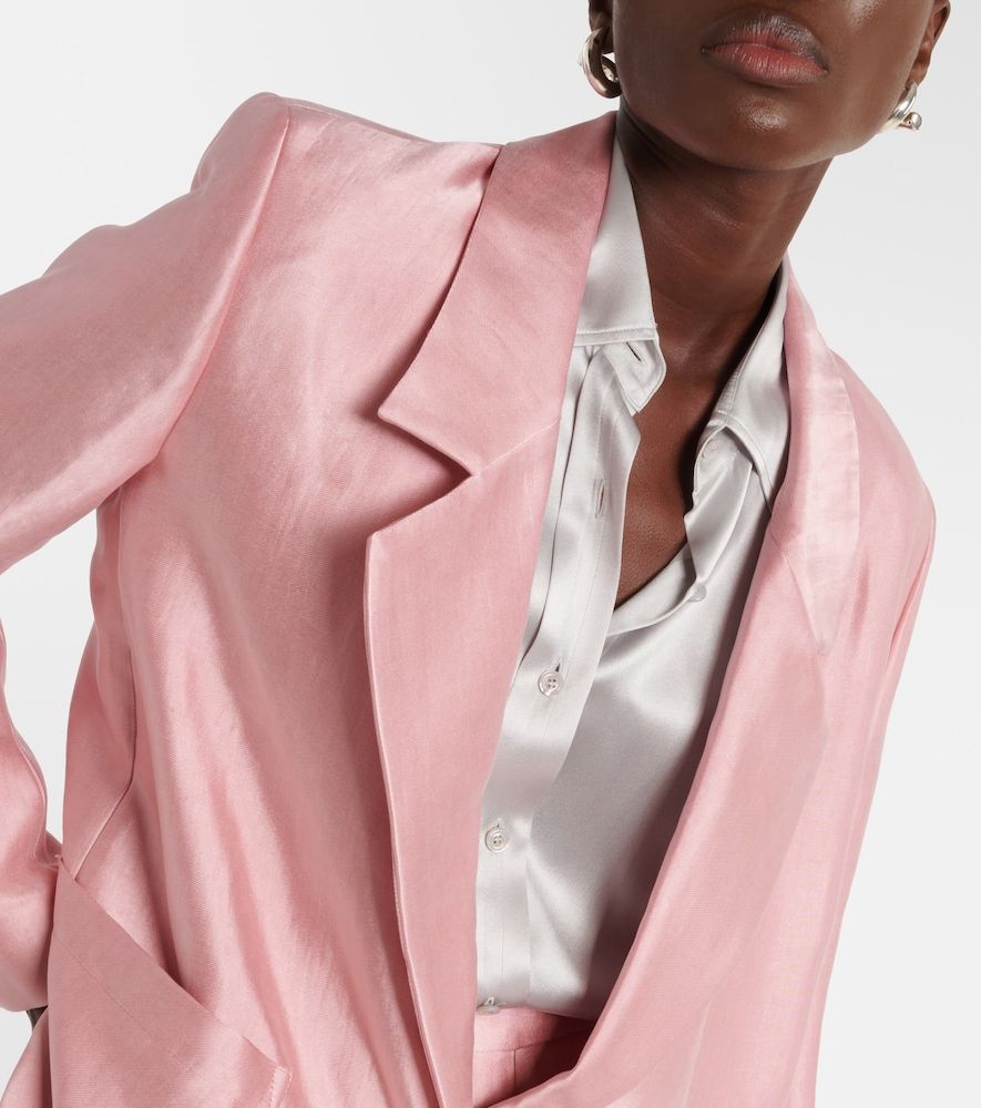 Blazer Slouchy Elegance de satén - Dorothee Schumacher - Modalova