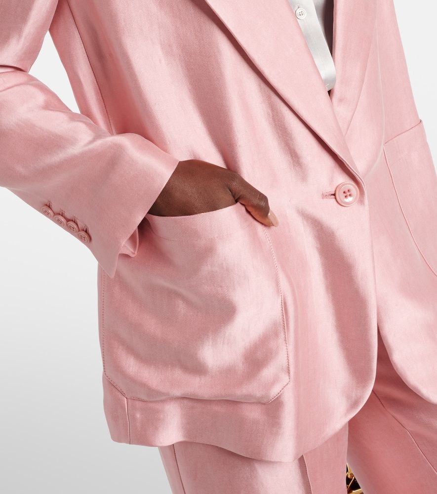 Blazer Slouchy Elegance de satén - Dorothee Schumacher - Modalova