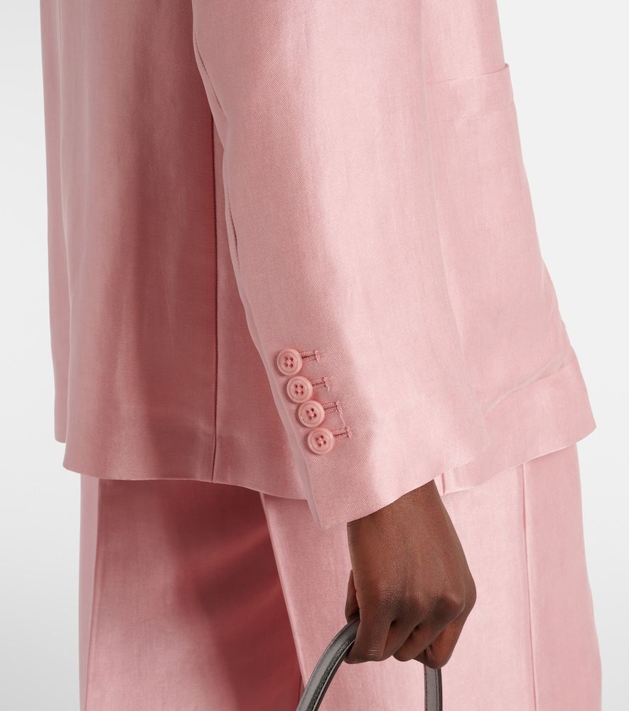 Blazer Slouchy Elegance de satén - Dorothee Schumacher - Modalova