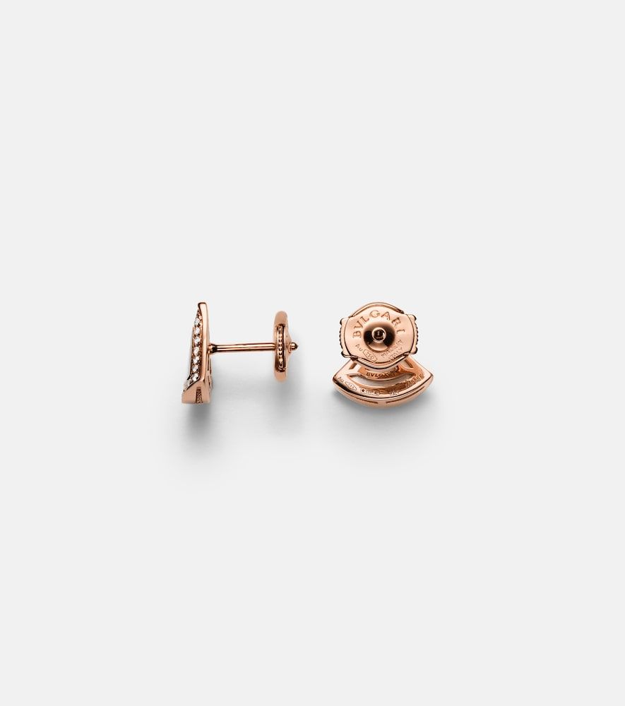 Orecchini Divas' Dream in rosa 18kt con padre perla e diamanti - Bvlgari - Modalova