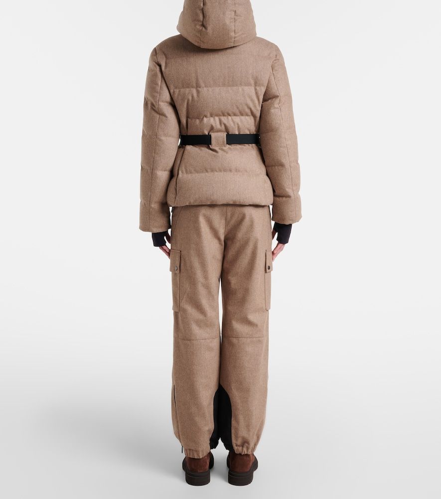 Pantalones cargo de franela de lana virgen - Brunello Cucinelli - Modalova