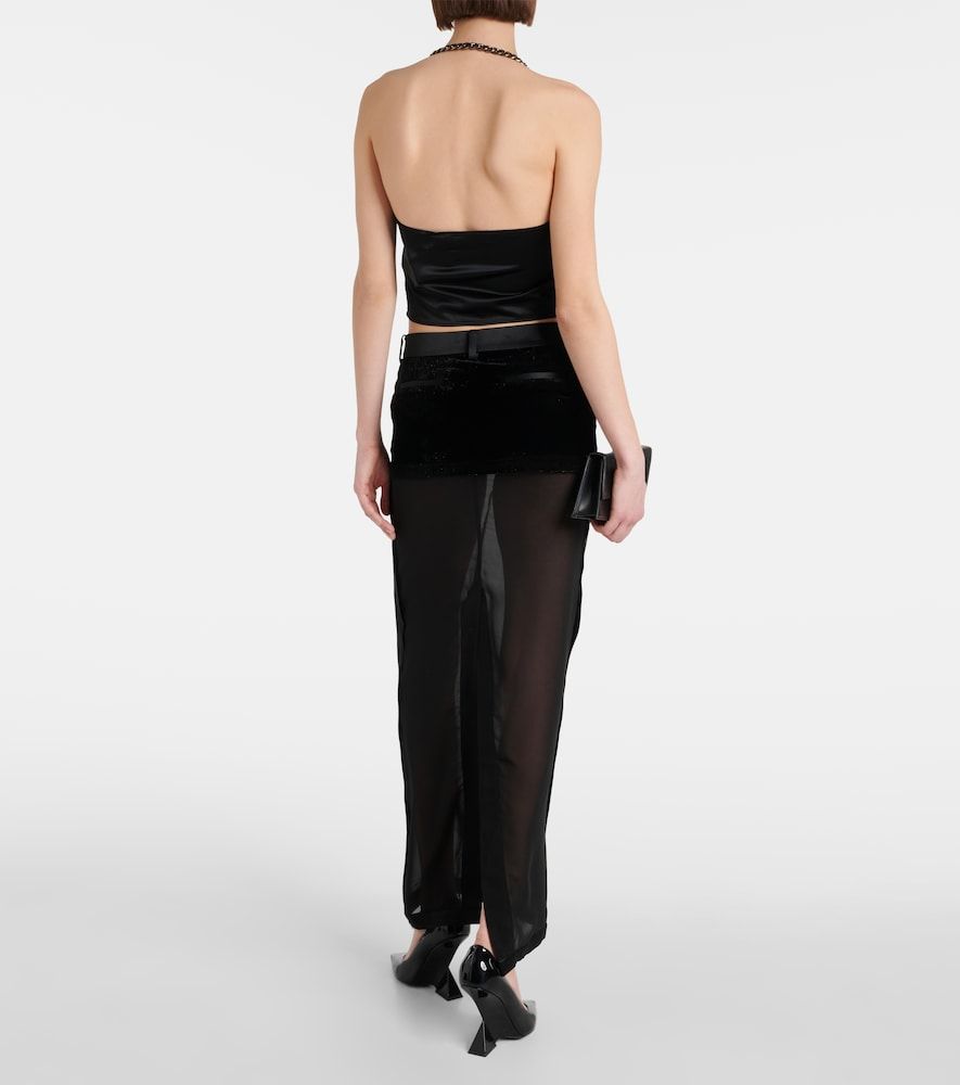 Didu Mesh maxi skirt - Didu - Modalova