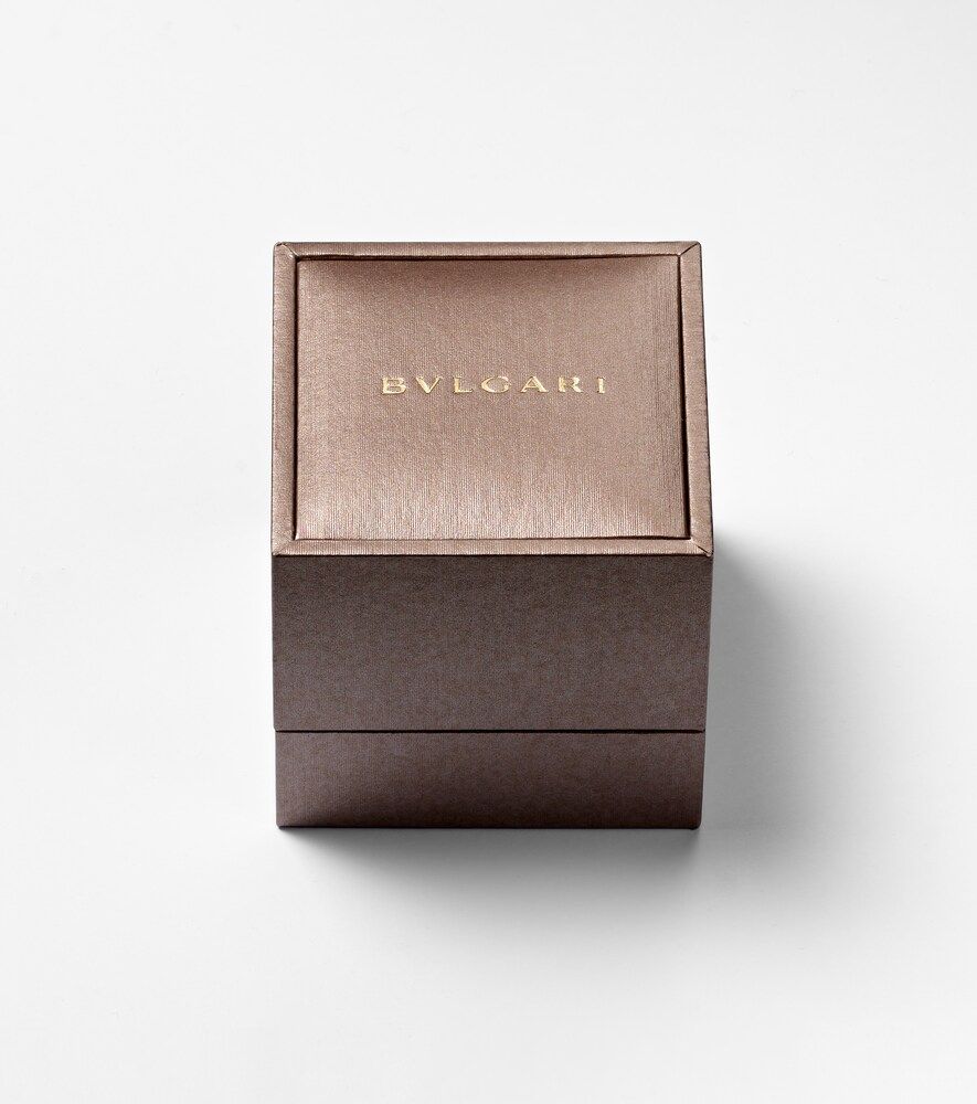 Ring Serpenti Viper aus 18kt Roségold mit Diamanten - Bvlgari - Modalova
