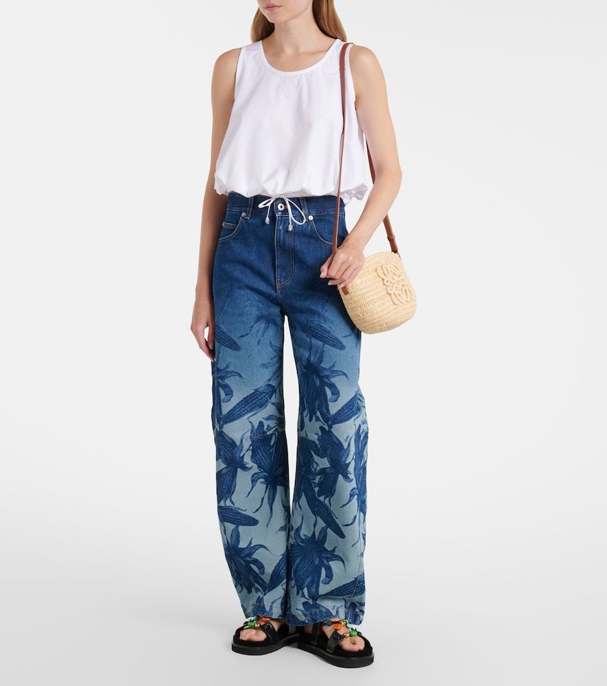 Bolso cruzado Paula's Ibiza Eclipse de rafia - Loewe - Modalova