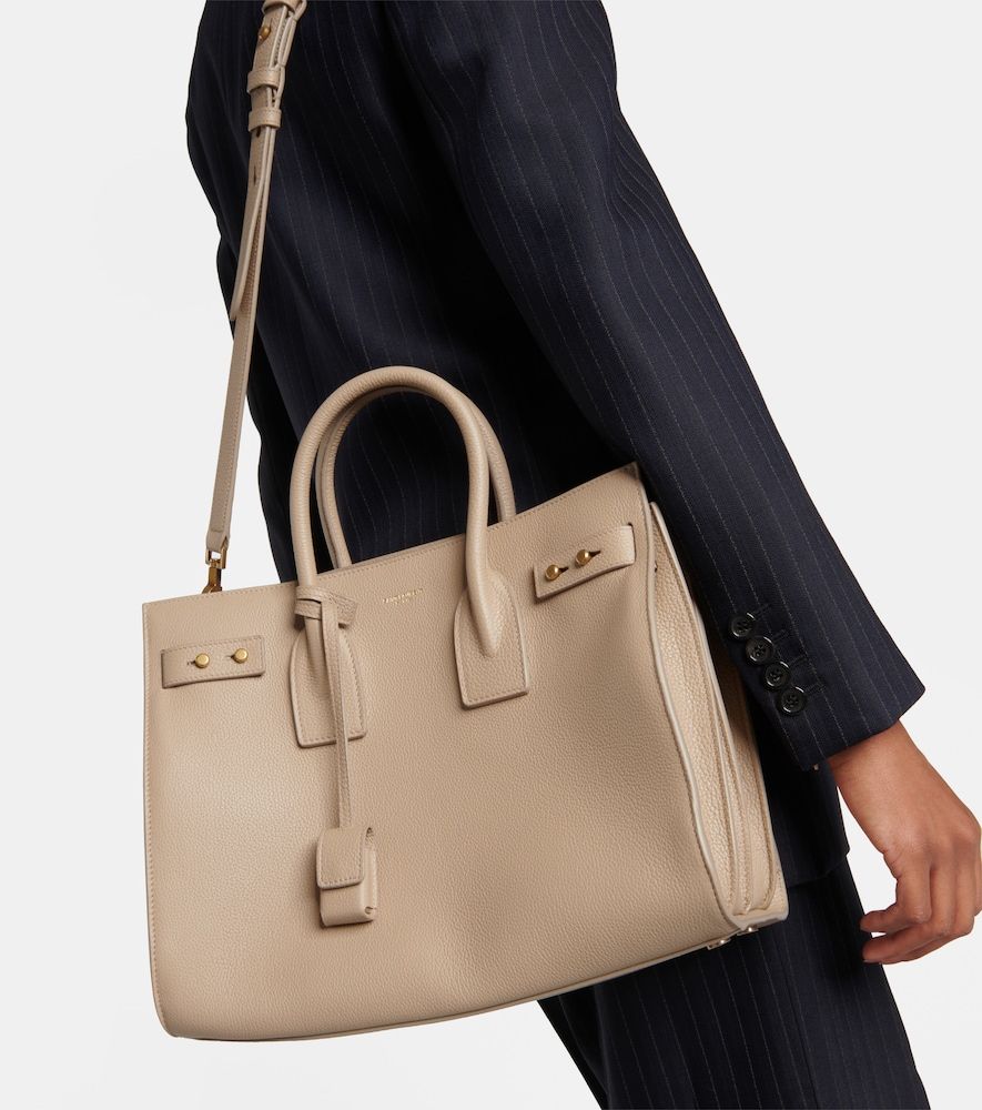 Tote Bag Sac De Jour Small aus Leder - Saint Laurent - Modalova