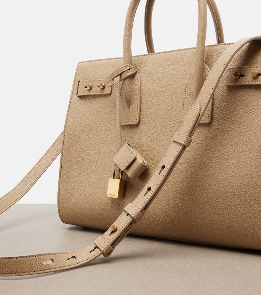Tote Bag Sac De Jour Small aus Leder - Saint Laurent - Modalova