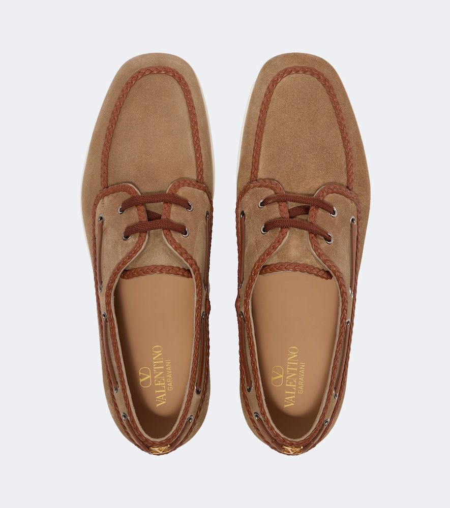 Segelschuhe Palm Avenue aus Leder - Valentino Garavani - Modalova