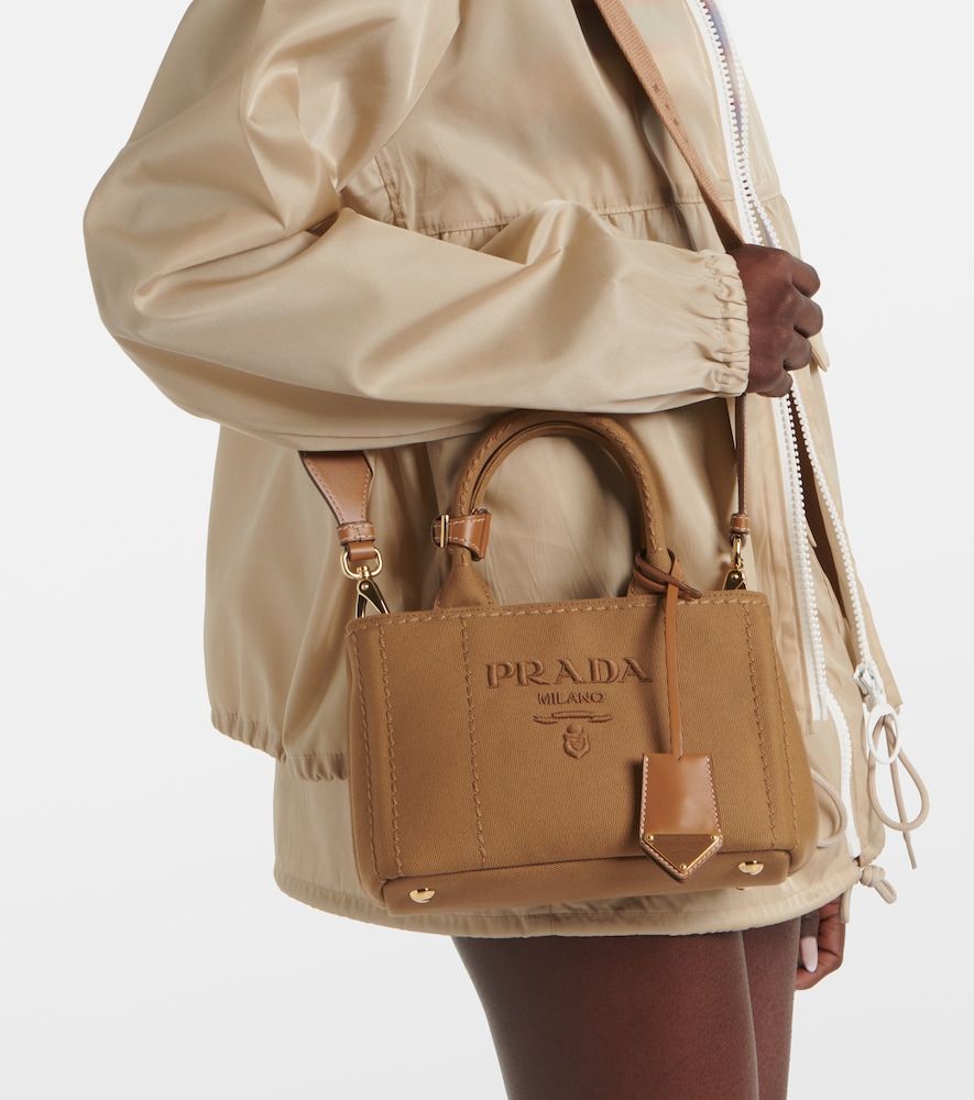Bolso Jardinière Mini de lona - Prada - Modalova