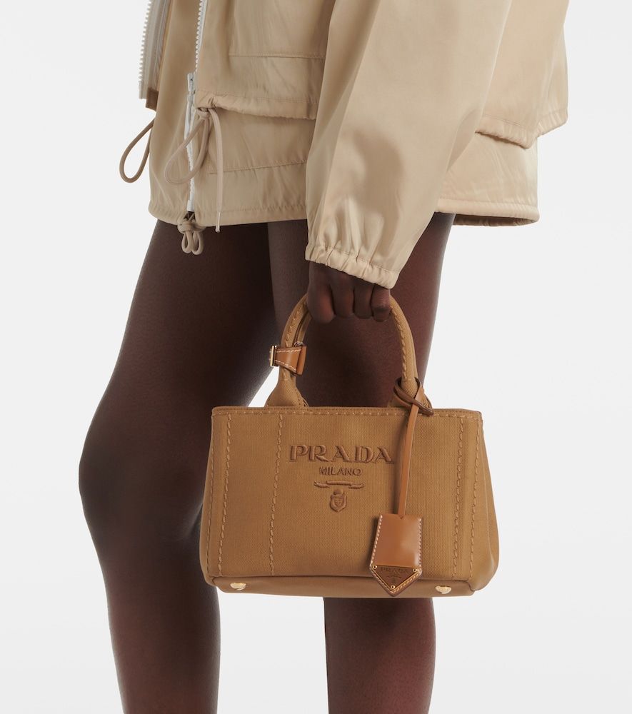 Bolso Jardinière Mini de lona - Prada - Modalova