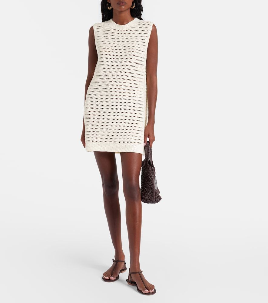Vestido corto Lucy de croché de algodón - Leset - Modalova
