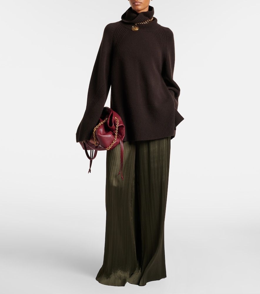 Amber plisse satin wide-leg pants - Joseph - Modalova
