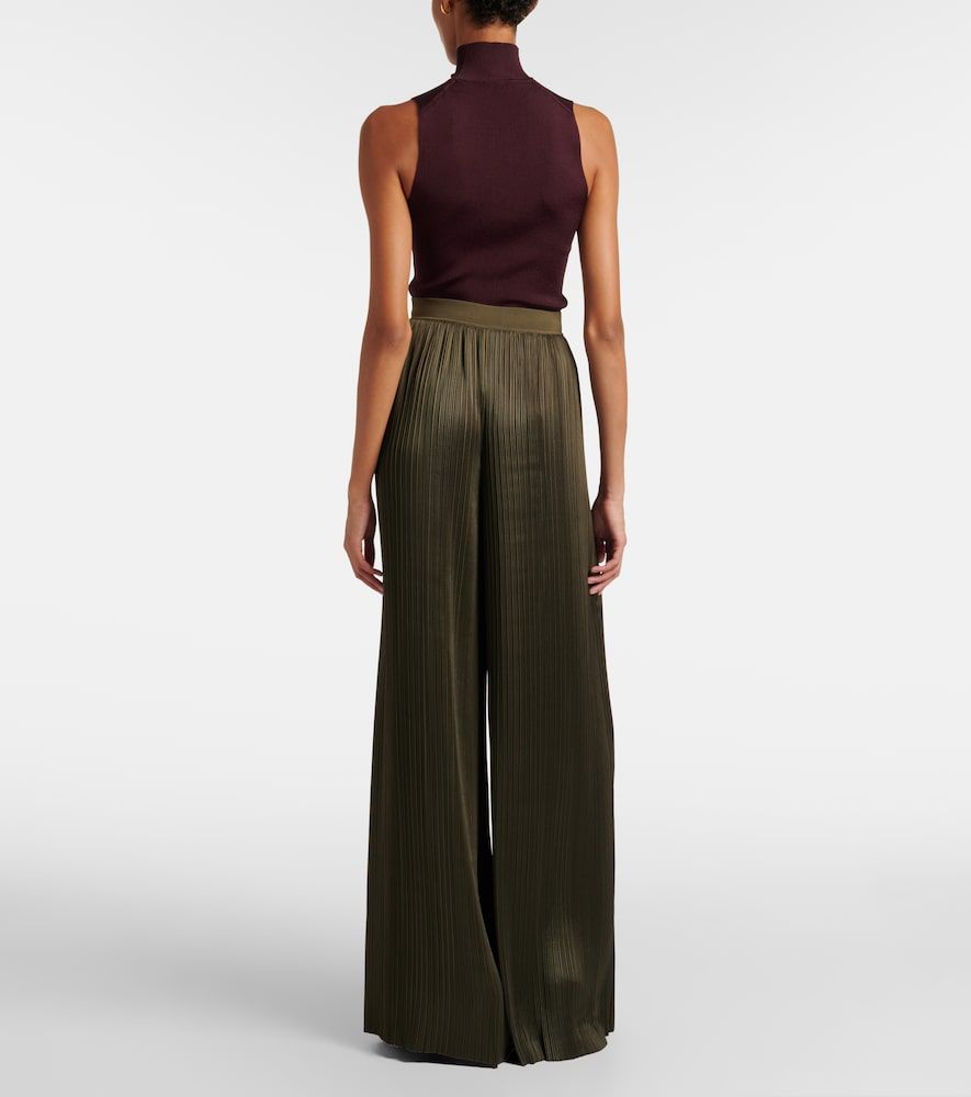 Amber plisse satin wide-leg pants - Joseph - Modalova