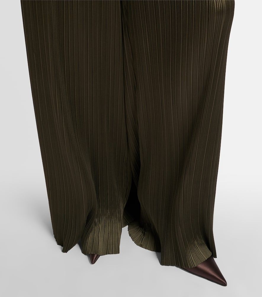 Amber plisse satin wide-leg pants - Joseph - Modalova