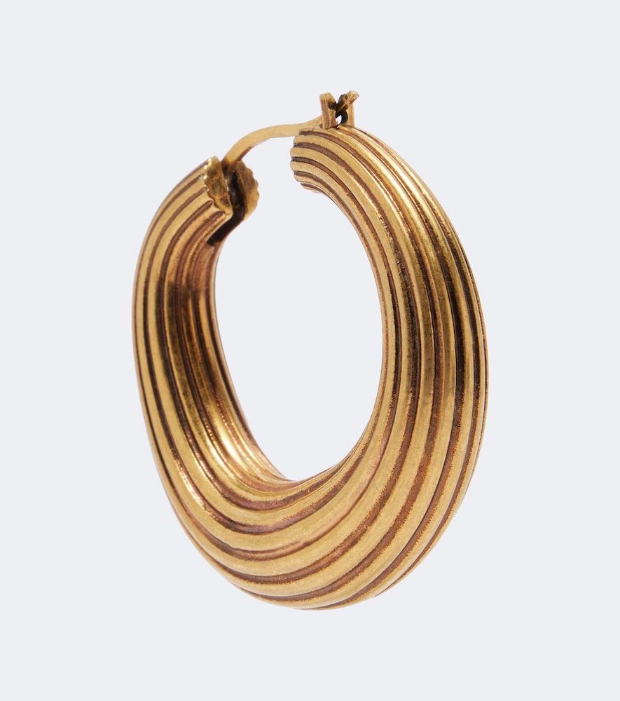 Pendientes Santa Fe de latón chapados en oro de 18 ct - Khaite - Modalova