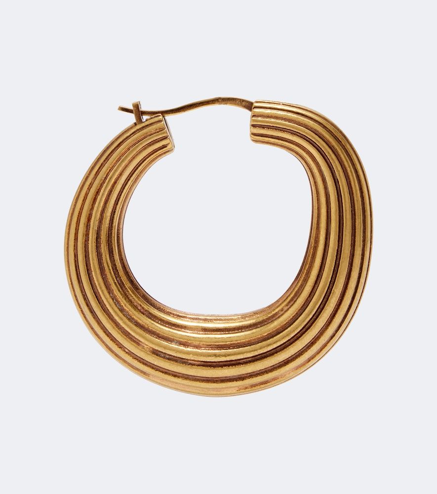 Pendientes Santa Fe de latón chapados en oro de 18 ct - Khaite - Modalova