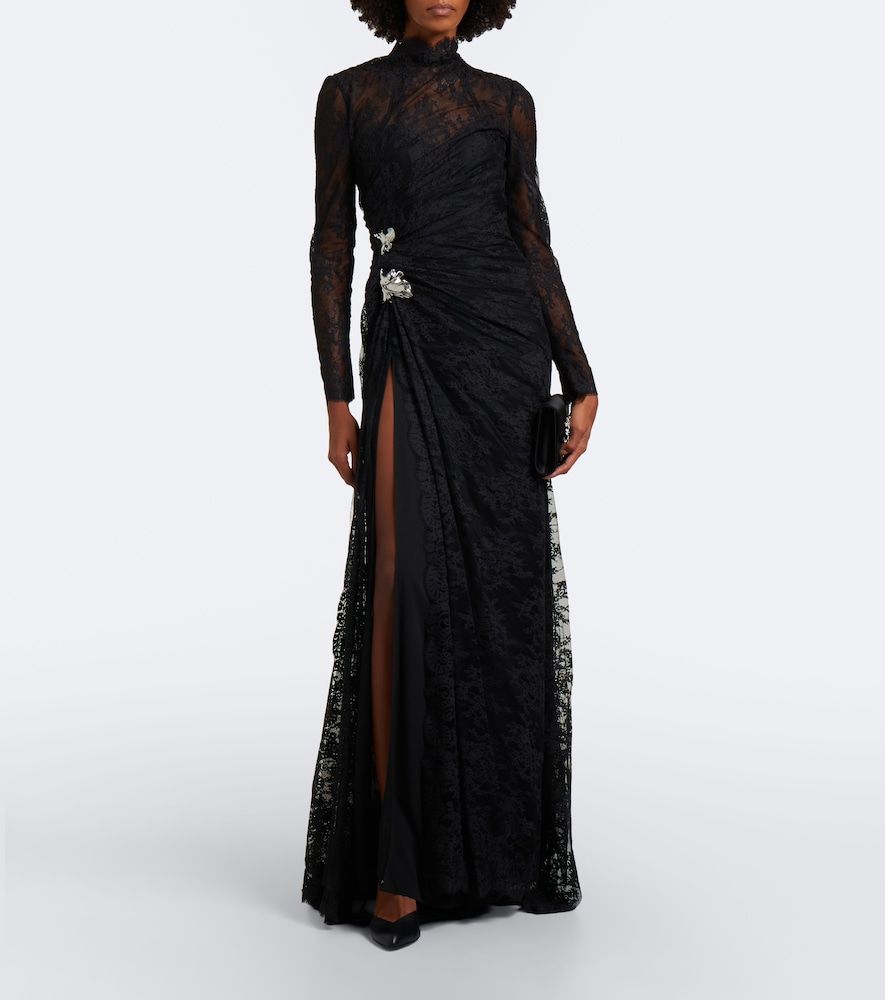 Embellished lace bustier gown - Monique Lhuillier - Modalova