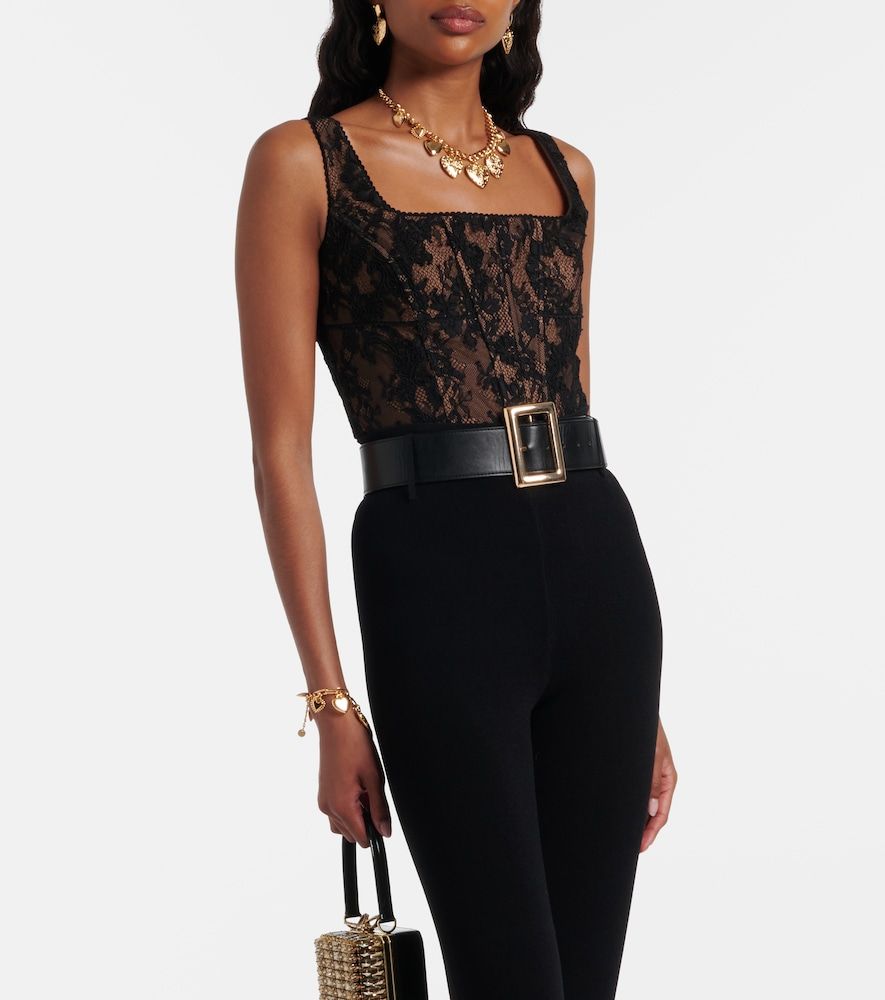 Self-Portrait Top corsetto in pizzo - Self-Portrait - Modalova