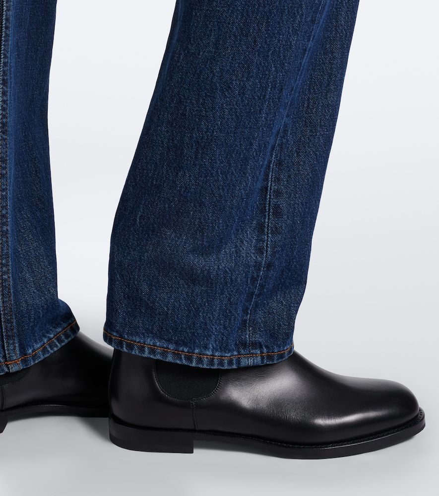 Ankle Boots Chelsa aus Leder - Manolo Blahnik - Modalova