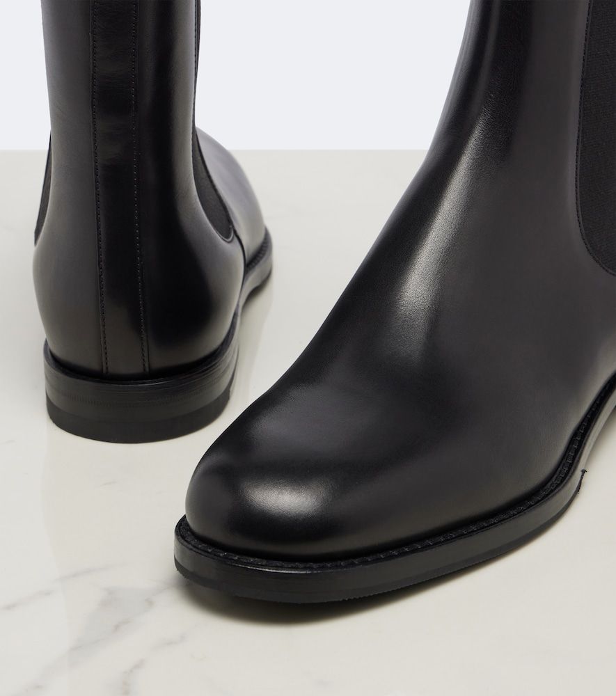Ankle Boots Chelsa aus Leder - Manolo Blahnik - Modalova