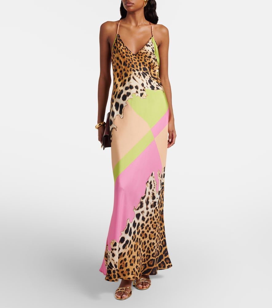 Abito sottoveste in seta - Roberto Cavalli - Modalova