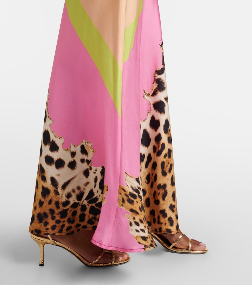Abito sottoveste in seta - Roberto Cavalli - Modalova