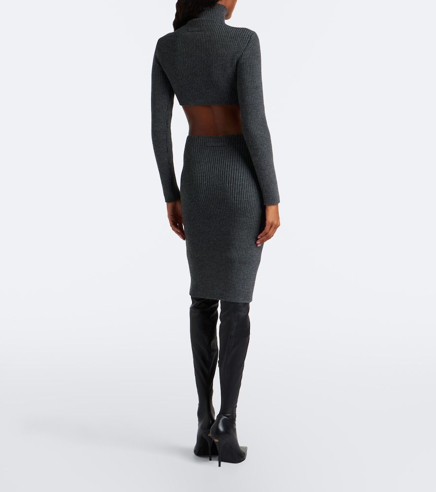 Wool-blend pencil skirt - Jean Paul Gaultier - Modalova