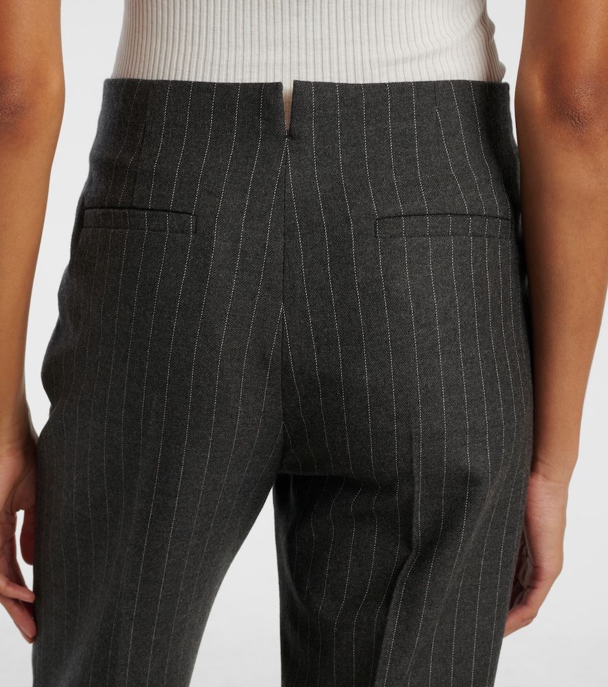 Chloé Pantalones anchos de lana virgen a rayas - Chloe - Modalova