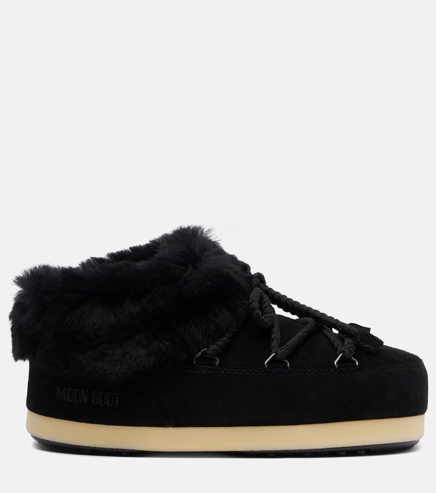 Mules Evx in suede con shearling - Moon Boot - Modalova