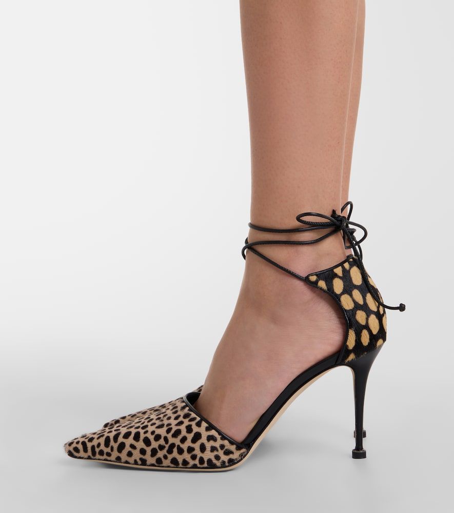 Bedruckte Pumps Gambis aus Kalbshaar - Manolo Blahnik - Modalova