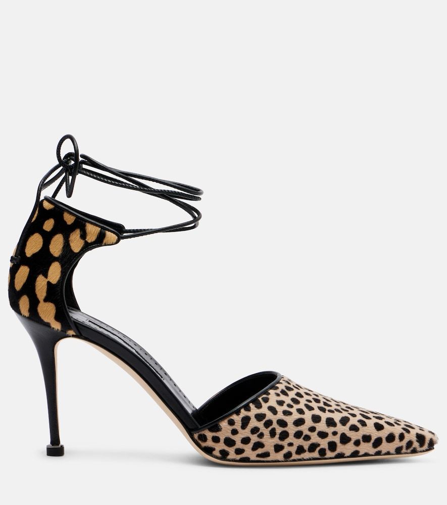 Bedruckte Pumps Gambis aus Kalbshaar - Manolo Blahnik - Modalova