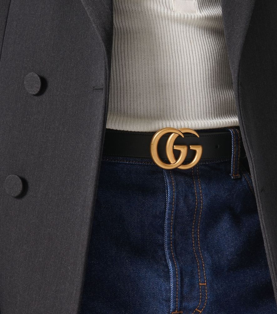 Gucci Gürtel GG Marmont aus Leder - Gucci - Modalova