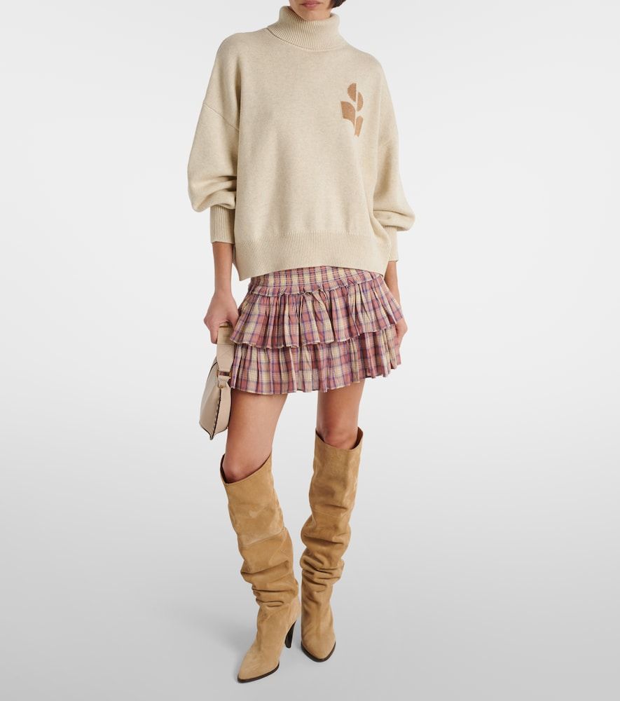 Jersey de cuello alto Nash en mezcla de algodón y lana - Marant Etoile - Modalova