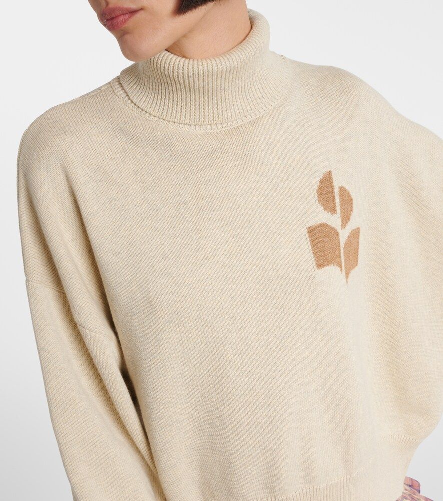 Jersey de cuello alto Nash en mezcla de algodón y lana - Marant Etoile - Modalova