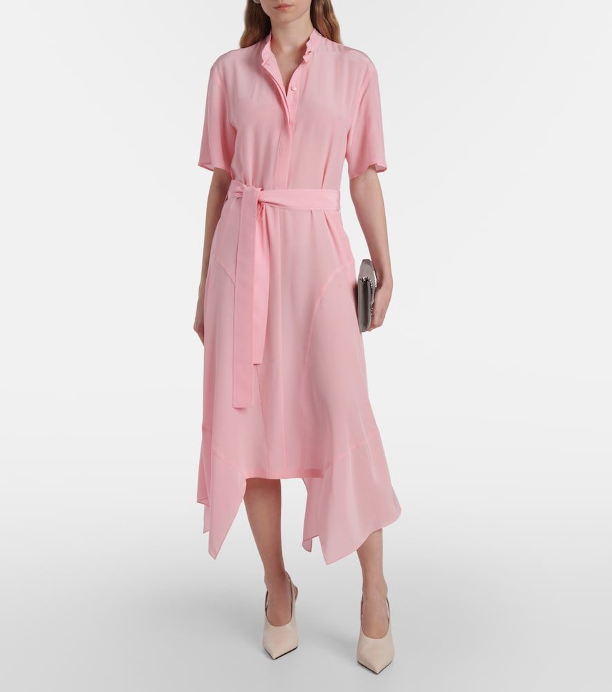 Iconic silk midi dress - Stella McCartney - Modalova
