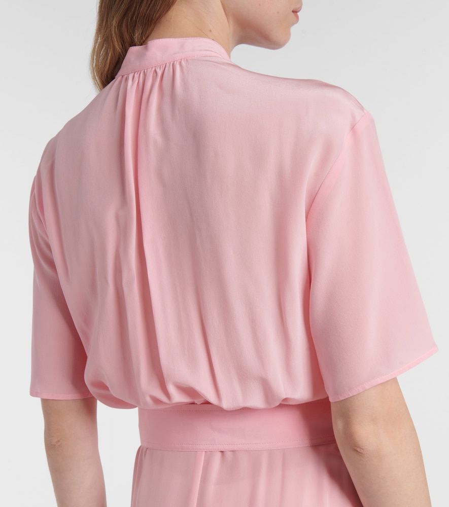 Iconic silk midi dress - Stella McCartney - Modalova