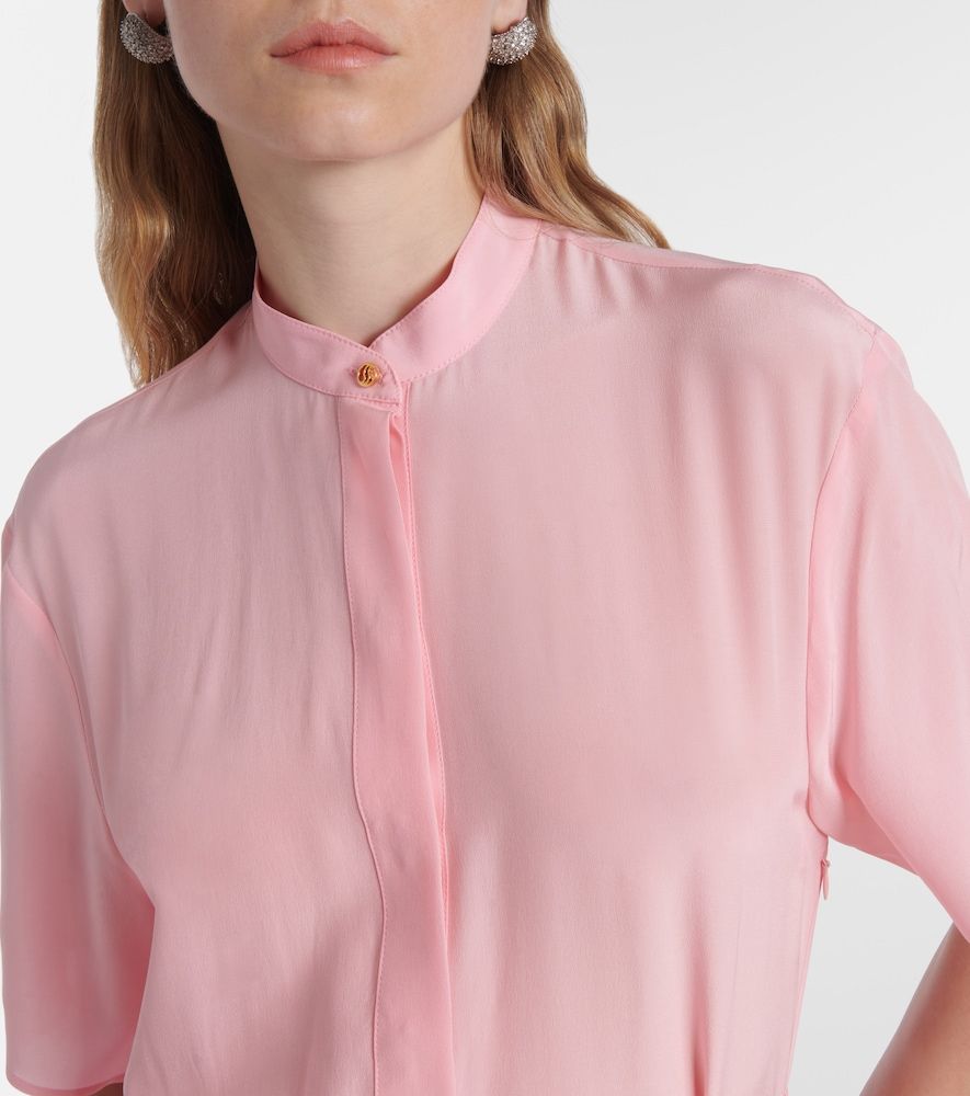 Iconic silk midi dress - Stella McCartney - Modalova
