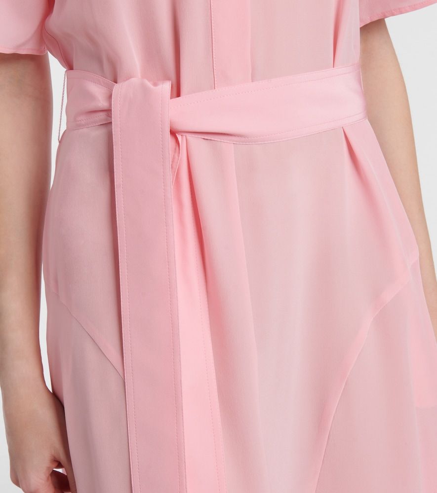 Iconic silk midi dress - Stella McCartney - Modalova