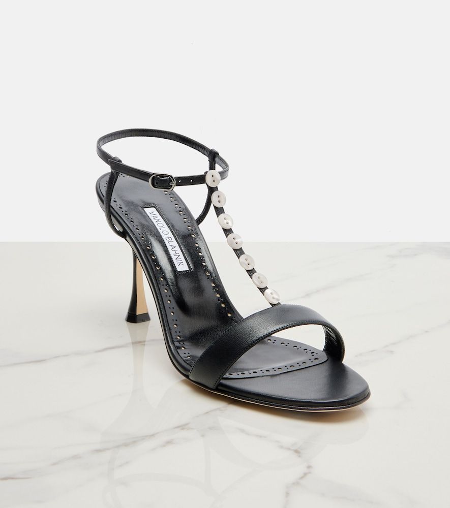 Sandalen Imbosan aus Leder - Manolo Blahnik - Modalova