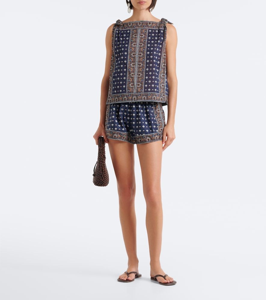 Dôen Shorts Vienna de algodón estampados - Doen - Modalova