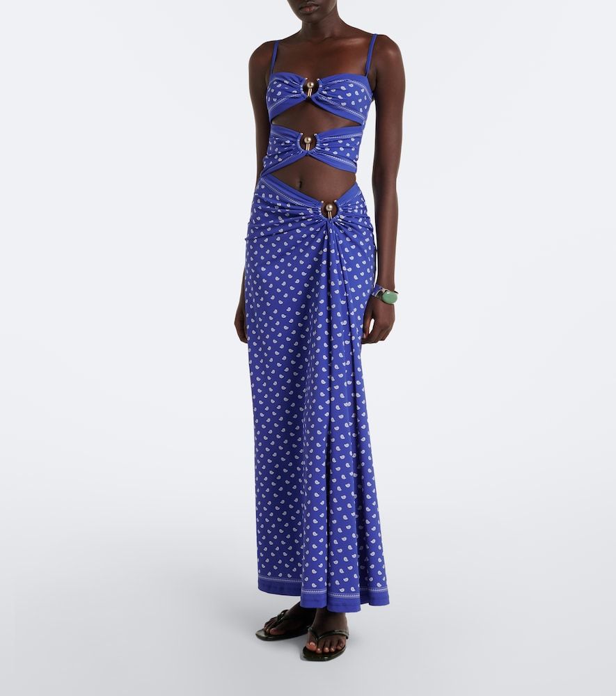 Abito lungo Orbit con cut-out - Christopher Esber - Modalova