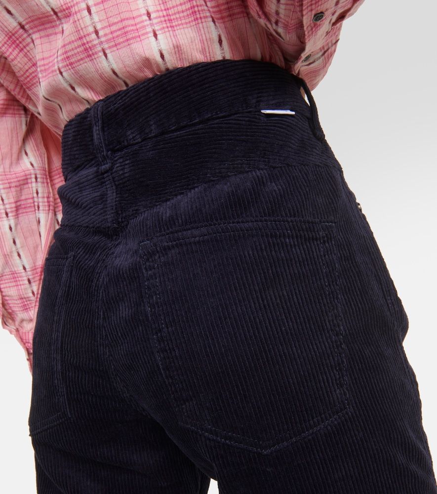 Pantalones Rwan de pana de algodón y lino - Marant Etoile - Modalova