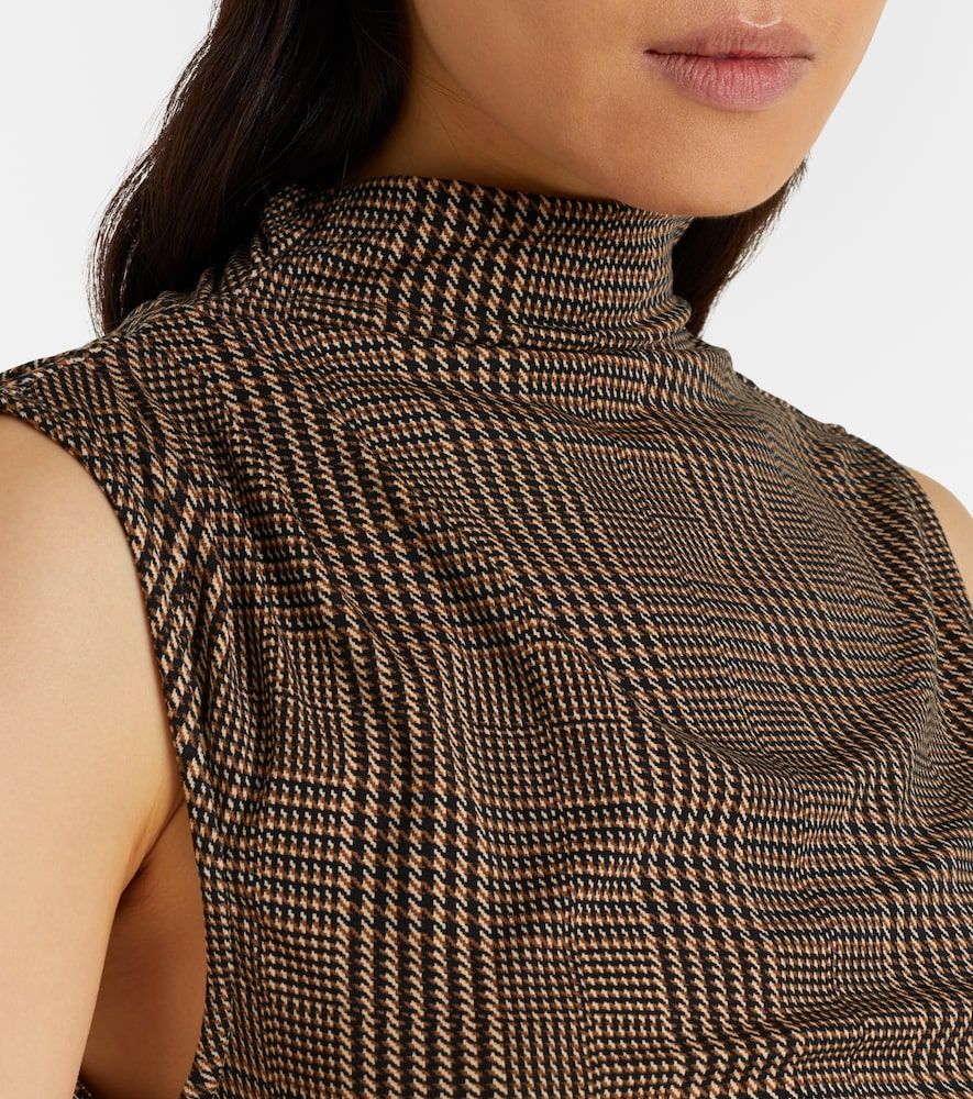 Mylie houndstooth jersey top - Veronica Beard - Modalova