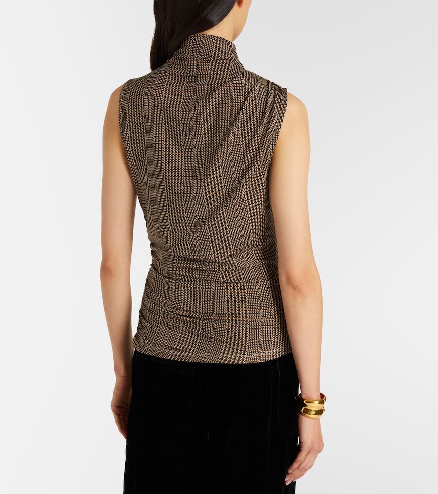 Mylie houndstooth jersey top - Veronica Beard - Modalova