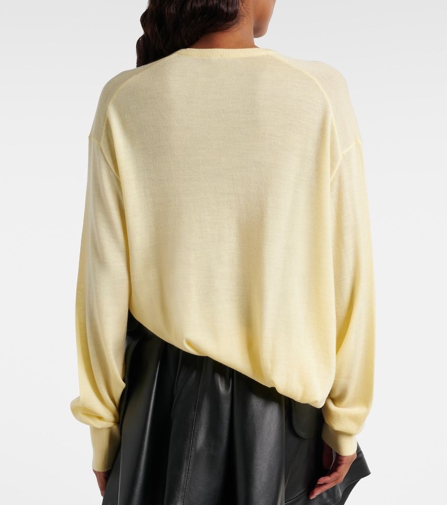 Double L asymmetric wool sweater - Loewe - Modalova