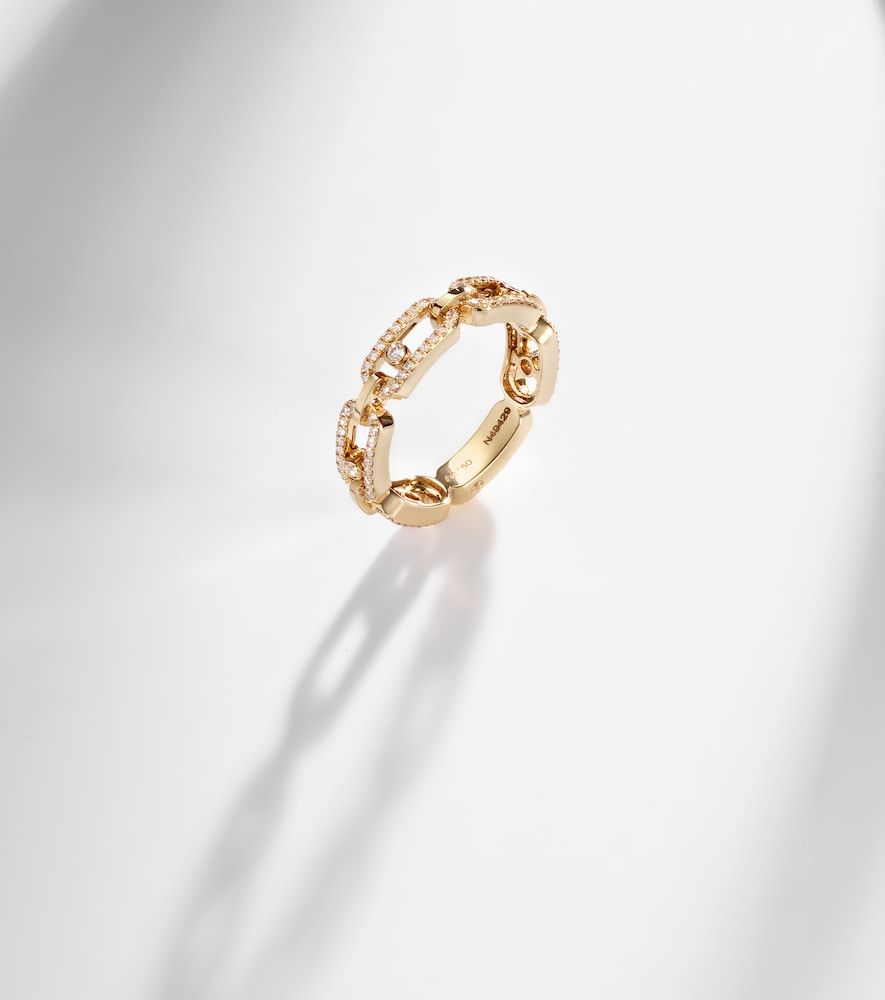 Anello Move Link in 18kt con diamanti - Messika - Modalova