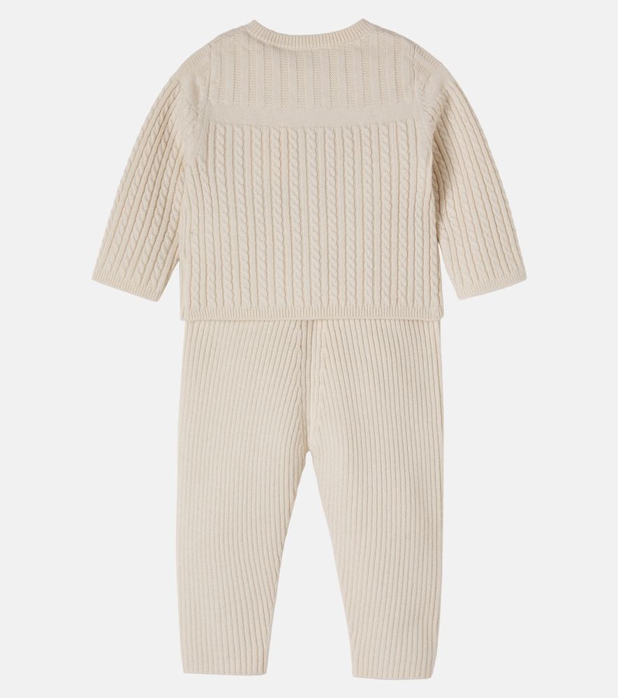 Bebé - set Lavina de cárdigan y pantalones de lana y algodón - Bonpoint - Modalova