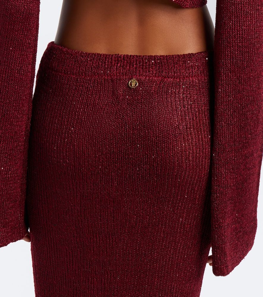 Alma sequined knitted maxi skirt - Bananhot - Modalova