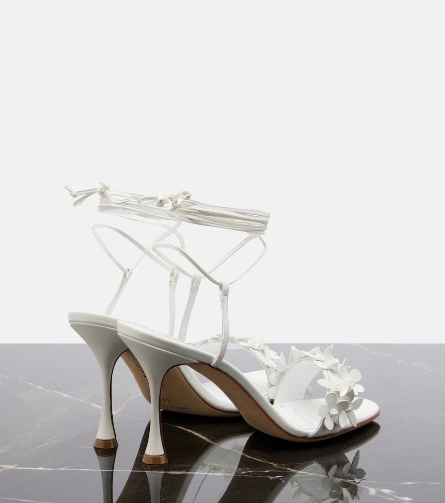 Sandalen Anista aus Leder - Manolo Blahnik - Modalova